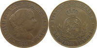 SPAIN 5 CENTIMOS Isabell II. (1833–1868) -