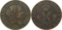 SPAIN 5 CENTIMOS Isabell II. (1833–1868) -