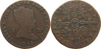 SPAIN 8 MARAVEDIS 1842 Isabell II. (1833–1868) S 150.61 元  ＋  58.49 元 运费