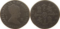 SPAIN 8 MARAVEDIS 1850 Isabell II. (1833–1868) MINTING ERROR WAVE ON AVE... 753.05 元  ＋  58.49 元 运费