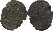 SPAIN CASTILLE LEON 1/4 MARAVEDI ALFONSO X. -