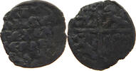 SPAIN CASTILLE LEON 1/4 MARAVEDI ALFONSO X. -