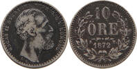 SWEDEN 10 ÖRE Oscar II. (1872-1907) -