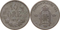 SWEDEN 10 ÖRE Oscar II. (1872-1907) -