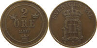 SWEDEN 2 ÖRE Oscar II. (1872-1907) -