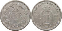 SWEDEN 25 ÖRE Oscar II. (1872-1907) -