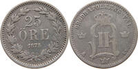 SWEDEN 25 ÖRE Oscar II. (1872-1907) -