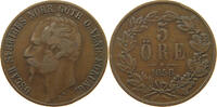 SWEDEN 5 ÖRE Oscar II. (1872-1907) -