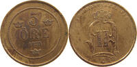 SWEDEN 5 ÖRE Oscar II. (1872-1907) -