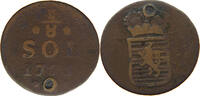 LUXEMBOURG 1/8 SOL Maria Theresia (1740-1780) -