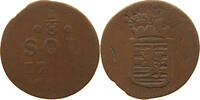 LUXEMBOURG 1/8 SOL Maria Theresia (1740-1780) -