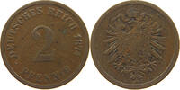 KAISERREICH 2 PFENNIG PLANCHET ERROR -