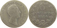 BADEN DURLACH 6 KREUZER Leopold Großherzog (1830-1852) -