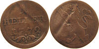 BAMBERG BISTUM HELLER Adam Friedrich von Seinsheim 1757-1779 -