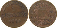 BAYERN PFENNIG Maximilian II. Joseph (1848-1864) -