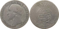 SACHSEN COBURG GOTHA 1/6 TALER Ernst II. (1844-1893) -