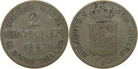 SACHSEN COBURG GOTHA 2 GROSCHEN Ernst II. (1844-1893) -