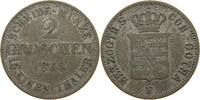 SACHSEN COBURG GOTHA 2 GROSCHEN Ernst II. (1844-1893) -