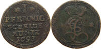 HILDESHEIM BISTUM PFENNIG 1693 Jobst Edmund von Brabeck 1688-1702 S 150.61 元  ＋  58.49 元 运费