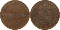SACHSEN MEININGEN 2 PFENNIG Georg II. (1866-1914) -