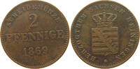 SACHSEN MEININGEN 2 PFENNIG Georg II. (1866-1914) -
