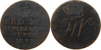 BRANDENBURG PREUSSEN 1/2 KREUZER 1789 Friedrich Wilhelm II. (1786-1797) S 108.77 元  ＋  58.49 元 运费