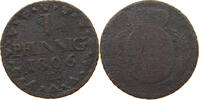 SACHSEN ALBERTINISCHE LINIE PFENNIG Kurfürst Friedrich August III. (1763-1806) -