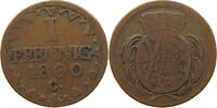 SACHSEN ALBERTINISCHE LINIE PFENNIG Kurfürst Friedrich August III. (1763-1806) -