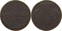 SACHSEN ALBERTINISCHE LINIE PFENNIG Kurfürst Friedrich August III. (1763-1806) -