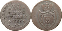 SCHAUMBURG LIPPE 1/24 TALER Georg Wilhelm 1807-1860 -