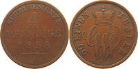 SCHAUMBURG LIPPE 4 PFENNIG Georg Wilhelm 1807-1860. -