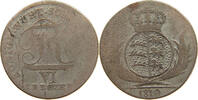 WÜRTTEMBERG 6 KREUZER König Friedrich (1806-1816) -