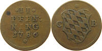 Bayern 2 Pfennig Karl Theodor (1777-1799) -