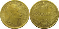 ROMANIA 200 LEI Mihai I. 1940-1947 OFF-CENTER -