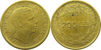 ROMANIA 200 LEI Mihai I. 1940-1947 OFF-CENTER -