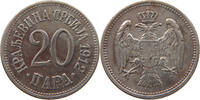 SERBIA 20 PARA Peter I. 1903-1918 -