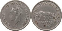 INDIA BRITISH 1/4 RUPEE George VI. (1936-1952) -