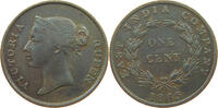 STRAITS SETTLEMENTS 1 CENT VICTORIA (1837-1901) EAST INDIA COMPANY -