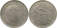SPAIN 25 PESETAS 1957 65 FRANCISCO FRANCO (1939-1975) SS+ 58.57 元  ＋  58.49 元 运费