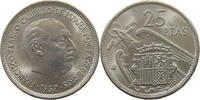 SPAIN 25 PESETAS 1957 75 FRANCISCO FRANCO (1939-1975) VZ 66.94 元  ＋  58.49 元 运费