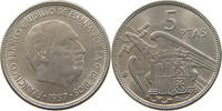 SPAIN 5 PESETAS 1957 64 FRANCISCO FRANCO (1939-1975) VZ 66.94 元  ＋  58.49 元 运费