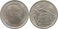 SPAIN 5 PESETAS 1957 69 FRANCISCO FRANCO (1939-1975) VZ 66.94 元  ＋  58.49 元 运费