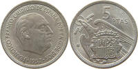 SPAIN 5 PESETAS 1957 69 FRANCISCO FRANCO (1939-1975) VZ 66.94 元  ＋  58.49 元 运费