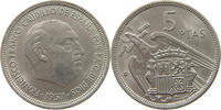 SPAIN 5 PESETAS 1957 69 FRANCISCO FRANCO (1939-1975) VZ 66.94 元  ＋  58.49 元 运费