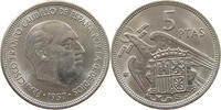 SPAIN 5 PESETAS 1957 70 FRANCISCO FRANCO (1939-1975) VZ 66.94 元  ＋  58.49 元 运费