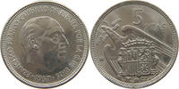 SPAIN 5 PESETAS 1957 70 FRANCISCO FRANCO (1939-1975) VZ 66.94 元  ＋  58.49 元 运费