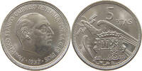 SPAIN 5 PESETAS 1957 71 FRANCISCO FRANCO (1939-1975) UNC 100.41 元  ＋  58.49 元 运费