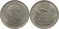 SPAIN 5 PESETAS 1957 71 FRANCISCO FRANCO (1939-1975) VZ- 58.57 元  ＋  58.49 元 运费