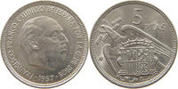 SPAIN 5 PESETAS 1957 75 FRANCISCO FRANCO (1939-1975) VZ 83.67 元  ＋  58.49 元 运费