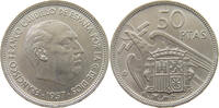 SPAIN 50 PESETAS 1957 60 FRANCISCO FRANCO (1939-1975) SS+ 58.57 元  ＋  58.49 元 运费